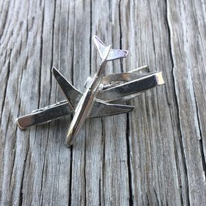 🛍3 for $15🛍 Vintage Airplane Tie Clip